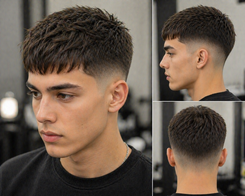 corte crop com fade