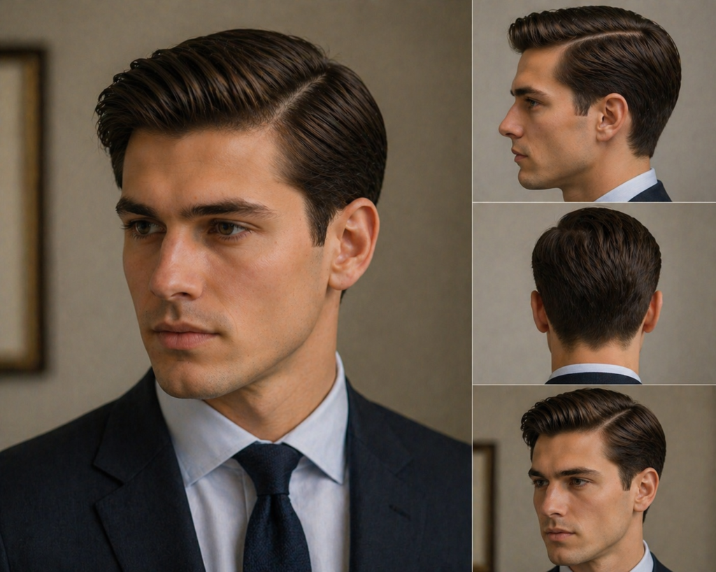 corte side part clássico