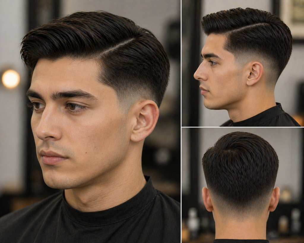 corte side part com fade