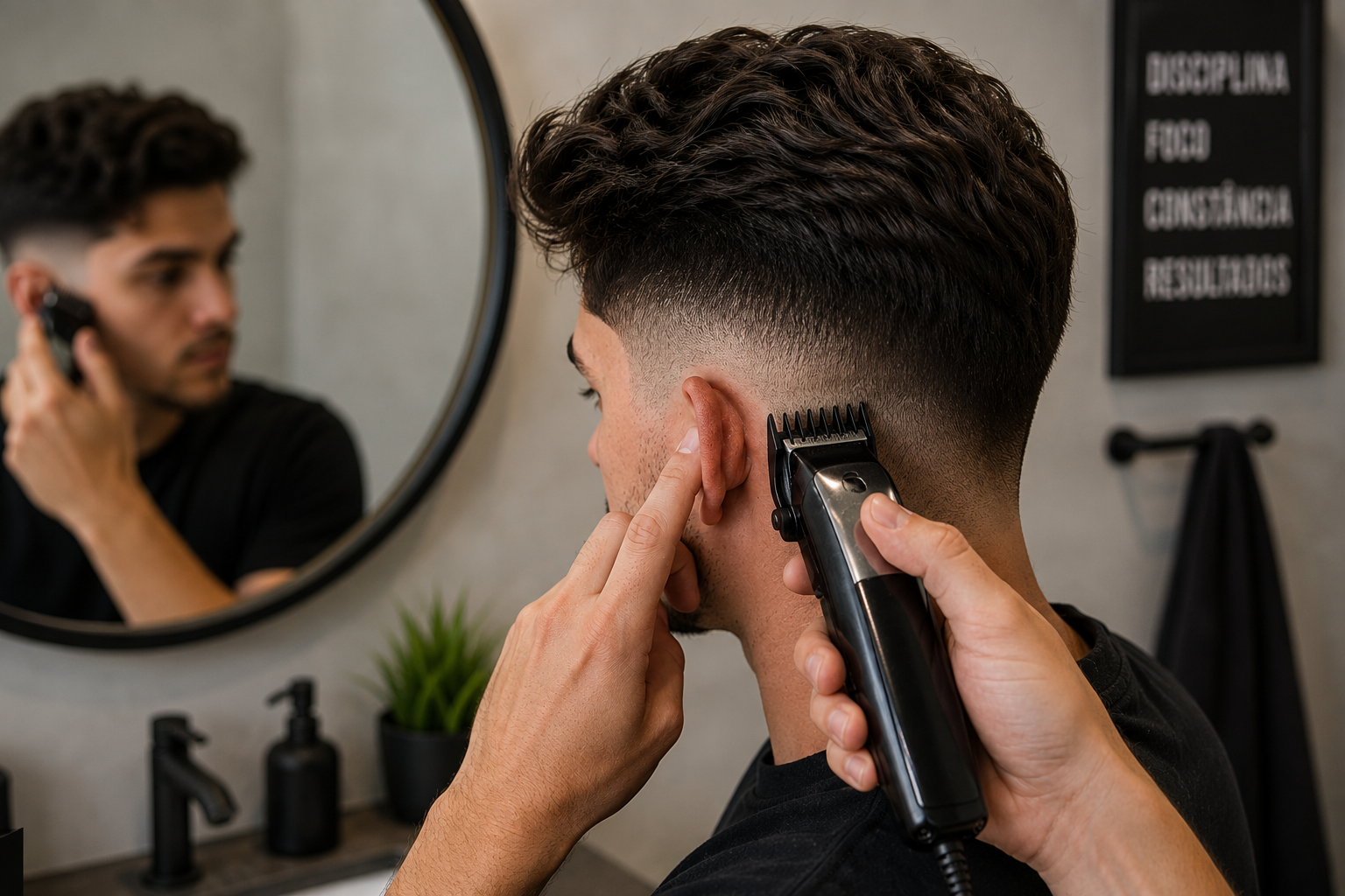 como manter o corte degrade em casa